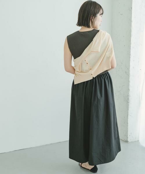 URBAN RESEARCH ITEMS / アーバンリサーチ アイテムズ ワンピース | リブニットドッキングワンピース | 詳細28