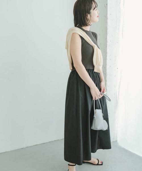 URBAN RESEARCH ITEMS / アーバンリサーチ アイテムズ ワンピース | リブニットドッキングワンピース | 詳細29