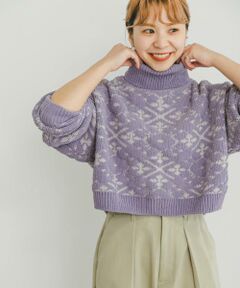 URBAN RESEARCH ITEMS / アーバンリサーチ アイテムズ ニット・セーター | モールジャガードハイネックニット