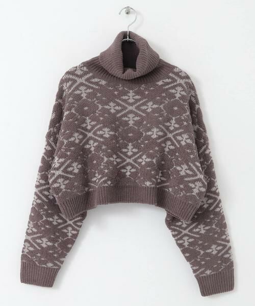 URBAN RESEARCH ITEMS / アーバンリサーチ アイテムズ ニット・セーター | モールジャガードハイネックニット | 詳細3