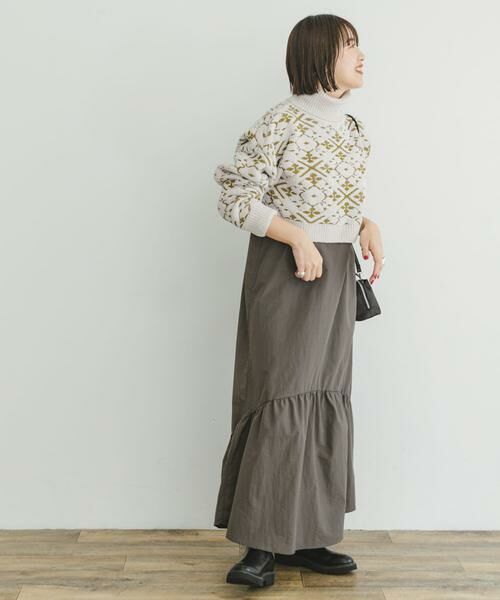 URBAN RESEARCH ITEMS / アーバンリサーチ アイテムズ ニット・セーター | モールジャガードハイネックニット | 詳細15