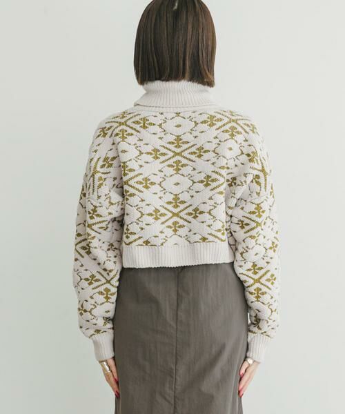 URBAN RESEARCH ITEMS / アーバンリサーチ アイテムズ ニット・セーター | モールジャガードハイネックニット | 詳細18