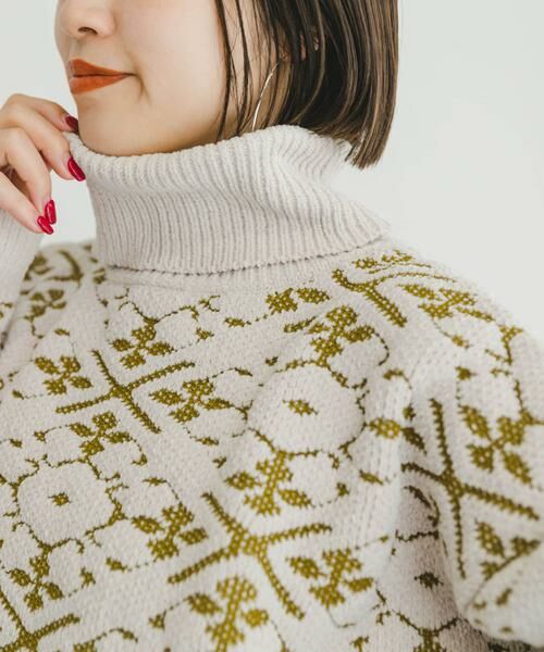 URBAN RESEARCH ITEMS / アーバンリサーチ アイテムズ ニット・セーター | モールジャガードハイネックニット | 詳細19