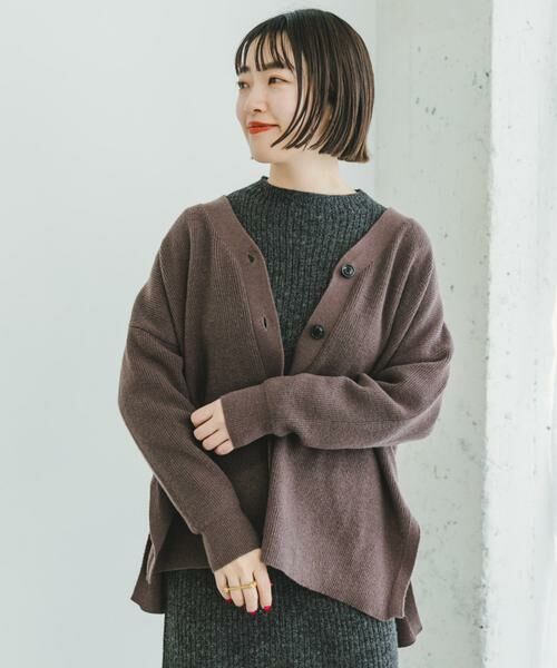 URBAN RESEARCH ITEMS / アーバンリサーチ アイテムズ カーディガン・ボレロ | Vネックルーズカーディガン | 詳細1