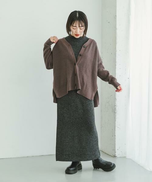 URBAN RESEARCH ITEMS / アーバンリサーチ アイテムズ カーディガン・ボレロ | Vネックルーズカーディガン | 詳細4