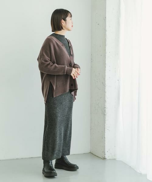URBAN RESEARCH ITEMS / アーバンリサーチ アイテムズ カーディガン・ボレロ | Vネックルーズカーディガン | 詳細5