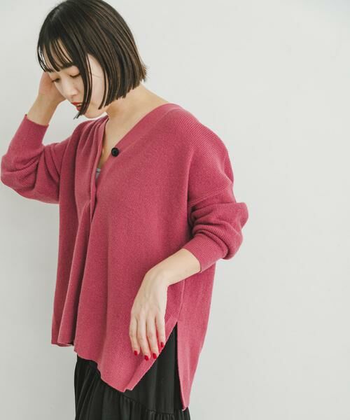 URBAN RESEARCH ITEMS / アーバンリサーチ アイテムズ カーディガン・ボレロ | Vネックルーズカーディガン | 詳細9