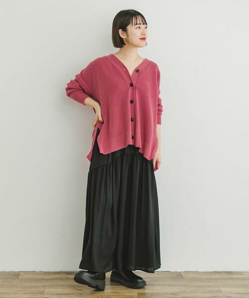 URBAN RESEARCH ITEMS / アーバンリサーチ アイテムズ カーディガン・ボレロ | Vネックルーズカーディガン | 詳細11