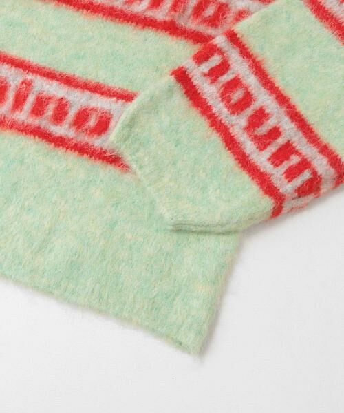 URBAN RESEARCH ITEMS / アーバンリサーチ アイテムズ ニット・セーター | シャギーボーダーロゴニット | 詳細15