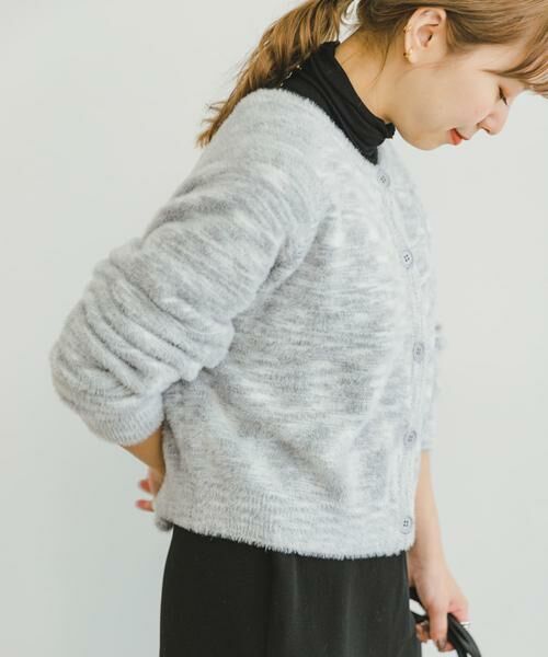 URBAN RESEARCH ITEMS / アーバンリサーチ アイテムズ カーディガン・ボレロ | シャギーミックスクルーネックカーディガン | 詳細14