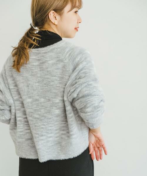 URBAN RESEARCH ITEMS / アーバンリサーチ アイテムズ カーディガン・ボレロ | シャギーミックスクルーネックカーディガン | 詳細15
