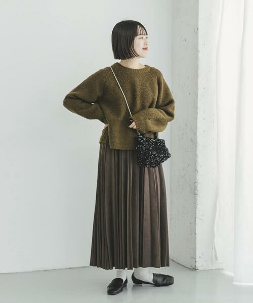 URBAN RESEARCH ITEMS / アーバンリサーチ アイテムズ ニット・セーター | ブークレクルーネックニットプルオーバー | 詳細3