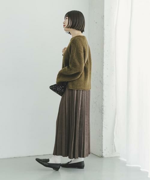 URBAN RESEARCH ITEMS / アーバンリサーチ アイテムズ ニット・セーター | ブークレクルーネックニットプルオーバー | 詳細4