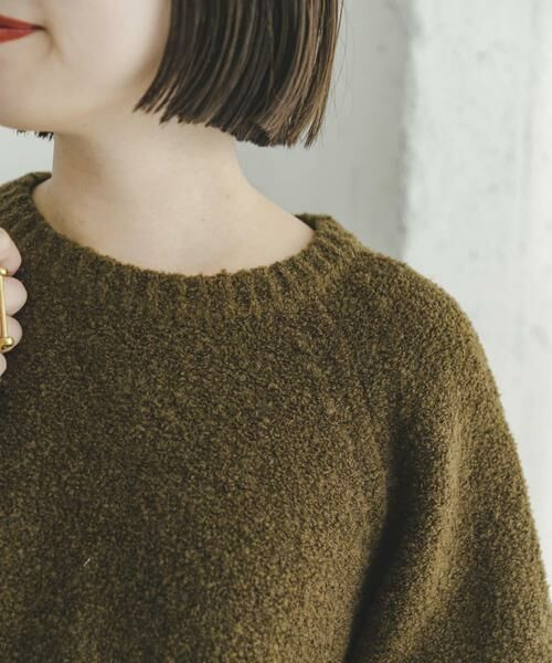 URBAN RESEARCH ITEMS / アーバンリサーチ アイテムズ ニット・セーター | ブークレクルーネックニットプルオーバー | 詳細9