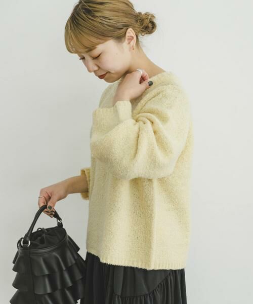 URBAN RESEARCH ITEMS / アーバンリサーチ アイテムズ ニット・セーター | ブークレクルーネックニットプルオーバー | 詳細16