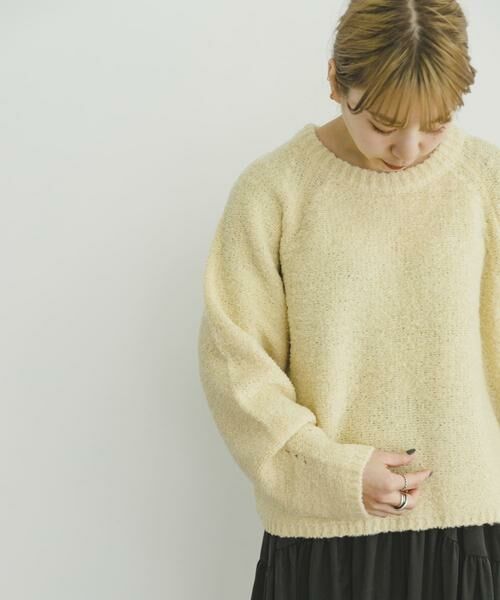 URBAN RESEARCH ITEMS / アーバンリサーチ アイテムズ ニット・セーター | ブークレクルーネックニットプルオーバー | 詳細18