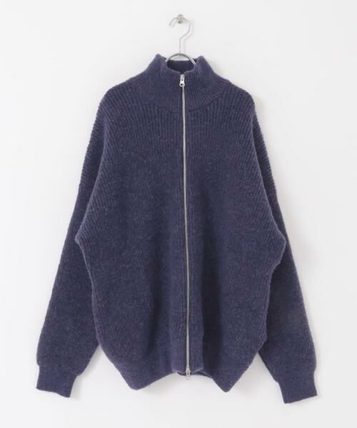 URBAN RESEARCH ITEMS / アーバンリサーチ アイテムズ カーディガン・ボレロ | 『ユニセックス』『UR GREEN』メランジジップカーディガン | 詳細10