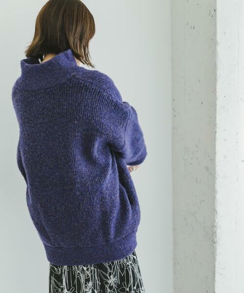 URBAN RESEARCH ITEMS / アーバンリサーチ アイテムズ カーディガン・ボレロ | 『ユニセックス』『UR GREEN』メランジジップカーディガン | 詳細6