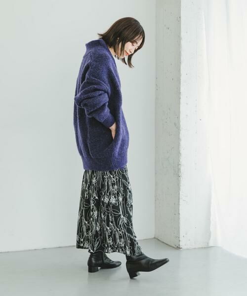 URBAN RESEARCH ITEMS / アーバンリサーチ アイテムズ カーディガン・ボレロ | 『ユニセックス』『UR GREEN』メランジジップカーディガン | 詳細8