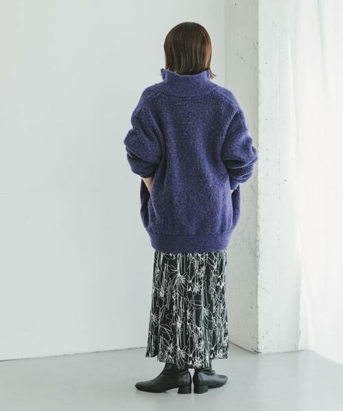 URBAN RESEARCH ITEMS / アーバンリサーチ アイテムズ カーディガン・ボレロ | 『ユニセックス』『UR GREEN』メランジジップカーディガン | 詳細9