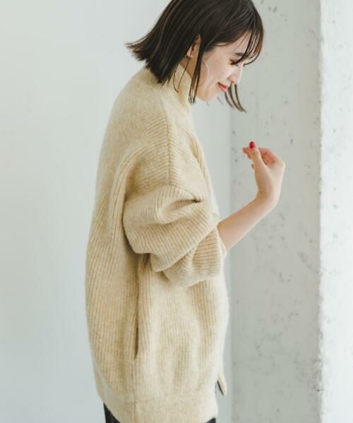 URBAN RESEARCH ITEMS / アーバンリサーチ アイテムズ カーディガン・ボレロ | 『ユニセックス』『UR GREEN』メランジジップカーディガン | 詳細17