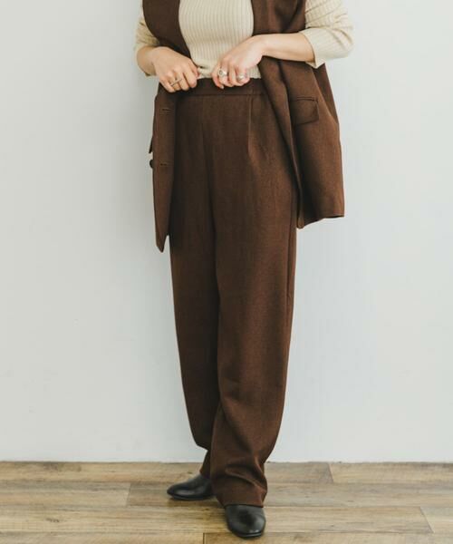 URBAN RESEARCH ITEMS / アーバンリサーチ アイテムズ その他パンツ | 『セットアップ対応』ウールライクテーパードパンツ | 詳細1