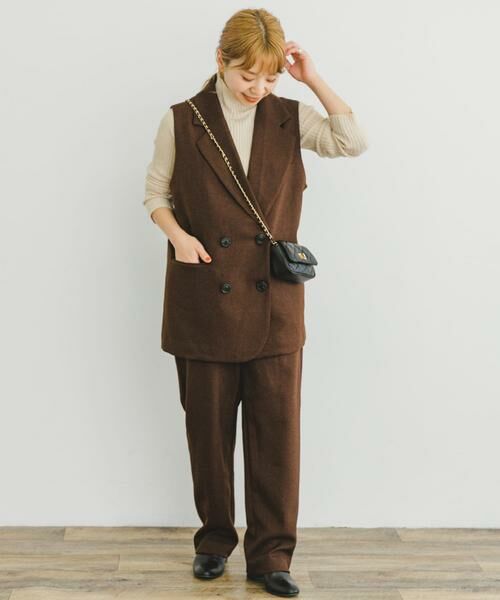 URBAN RESEARCH ITEMS / アーバンリサーチ アイテムズ その他パンツ | 『セットアップ対応』ウールライクテーパードパンツ | 詳細3