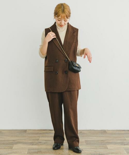 URBAN RESEARCH ITEMS / アーバンリサーチ アイテムズ その他パンツ | 『セットアップ対応』ウールライクテーパードパンツ | 詳細4