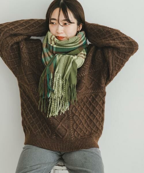 URBAN RESEARCH ITEMS / アーバンリサーチ アイテムズ マフラー・ショール・スヌード・ストール | チェックストール | 詳細4