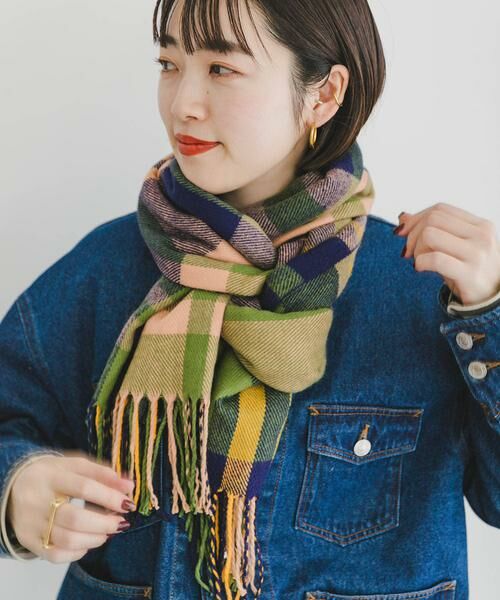 URBAN RESEARCH ITEMS / アーバンリサーチ アイテムズ マフラー・ショール・スヌード・ストール | チェックストール2 | 詳細1