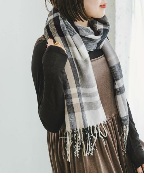URBAN RESEARCH ITEMS / アーバンリサーチ アイテムズ マフラー・ショール・スヌード・ストール | チェックストール2 | 詳細9