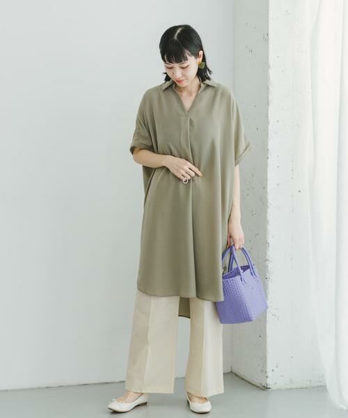 URBAN RESEARCH ITEMS / アーバンリサーチ アイテムズ チュニック | スキッパーフレンチチュニック | 詳細1