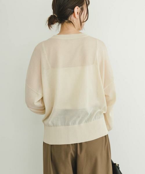 URBAN RESEARCH ITEMS / アーバンリサーチ アイテムズ ニット・セーター | シアーニット×イージーパンツセット | 詳細6