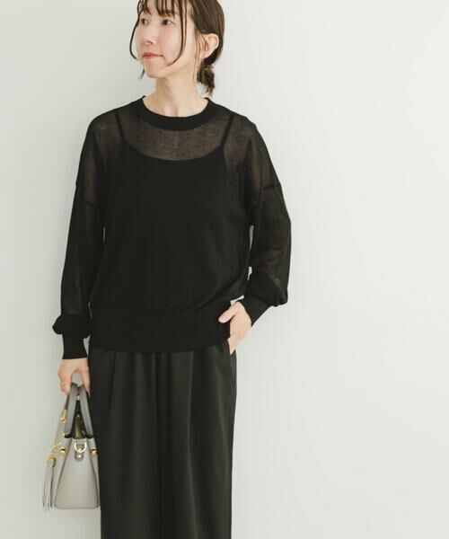 URBAN RESEARCH ITEMS / アーバンリサーチ アイテムズ ニット・セーター | シアーニット×イージーパンツセット | 詳細22