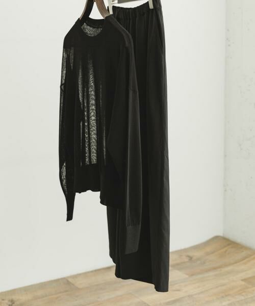 URBAN RESEARCH ITEMS / アーバンリサーチ アイテムズ ニット・セーター | シアーニット×イージーパンツセット | 詳細25