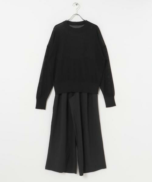 URBAN RESEARCH ITEMS / アーバンリサーチ アイテムズ ニット・セーター | シアーニット×イージーパンツセット | 詳細26