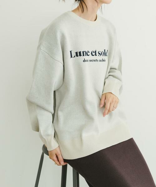 URBAN RESEARCH ITEMS / アーバンリサーチ アイテムズ ニット・セーター | スウェットライクラメニット | 詳細9