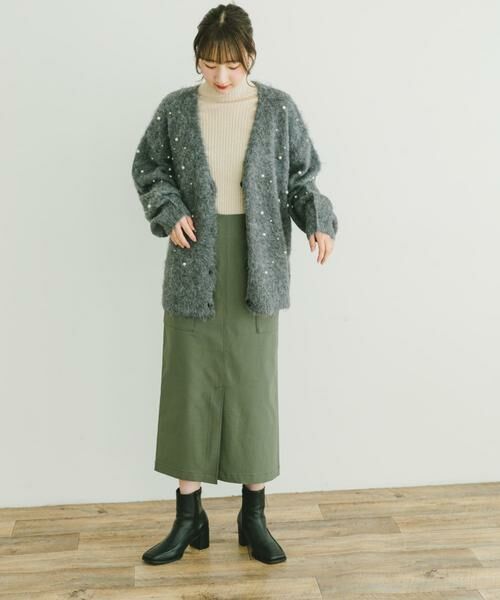 URBAN RESEARCH ITEMS / アーバンリサーチ アイテムズ カーディガン・ボレロ | シャギーパールカーディガン | 詳細4