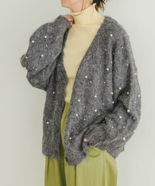 URBAN RESEARCH ITEMS / アーバンリサーチ アイテムズ カーディガン・ボレロ | シャギーパールカーディガン | 詳細8