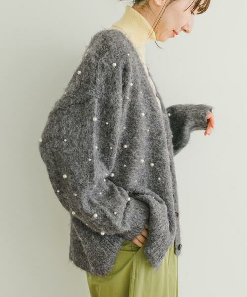 URBAN RESEARCH ITEMS / アーバンリサーチ アイテムズ カーディガン・ボレロ | シャギーパールカーディガン | 詳細9