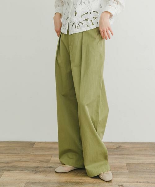 URBAN RESEARCH ITEMS / アーバンリサーチ アイテムズ その他パンツ | コットンタックワイドパンツ | 詳細1