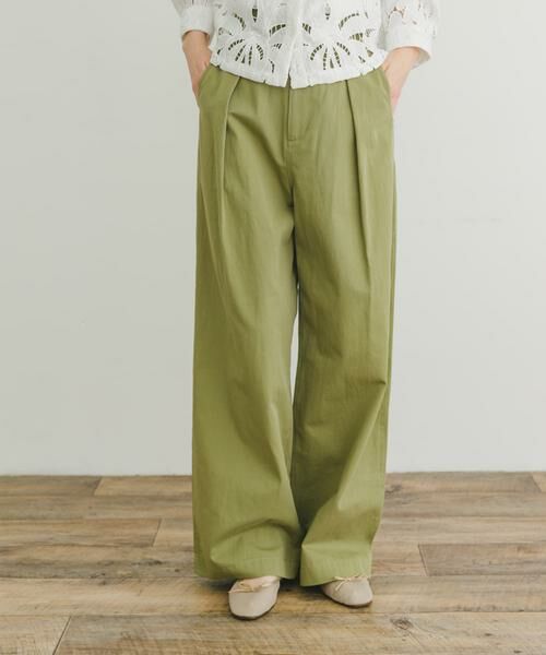 URBAN RESEARCH ITEMS / アーバンリサーチ アイテムズ その他パンツ | コットンタックワイドパンツ | 詳細2