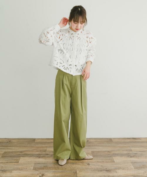 URBAN RESEARCH ITEMS / アーバンリサーチ アイテムズ その他パンツ | コットンタックワイドパンツ | 詳細4