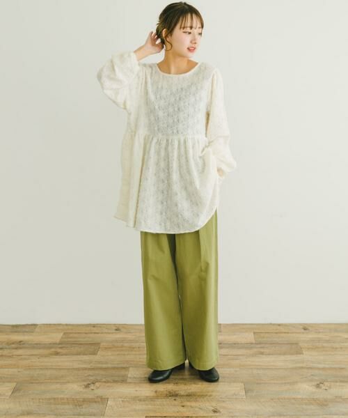 URBAN RESEARCH ITEMS / アーバンリサーチ アイテムズ その他パンツ | コットンタックワイドパンツ | 詳細7