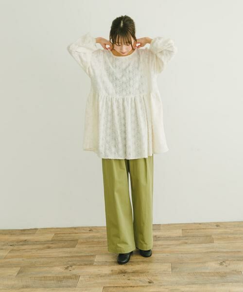 URBAN RESEARCH ITEMS / アーバンリサーチ アイテムズ その他パンツ | コットンタックワイドパンツ | 詳細8