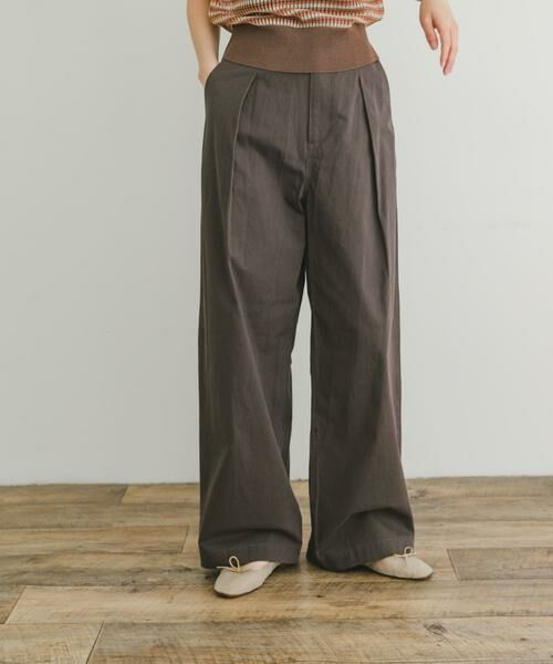 URBAN RESEARCH ITEMS / アーバンリサーチ アイテムズ その他パンツ | コットンタックワイドパンツ | 詳細17