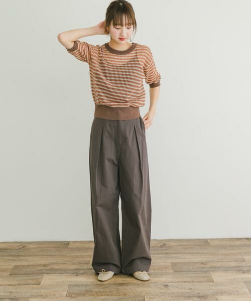 URBAN RESEARCH ITEMS / アーバンリサーチ アイテムズ その他パンツ | コットンタックワイドパンツ | 詳細19