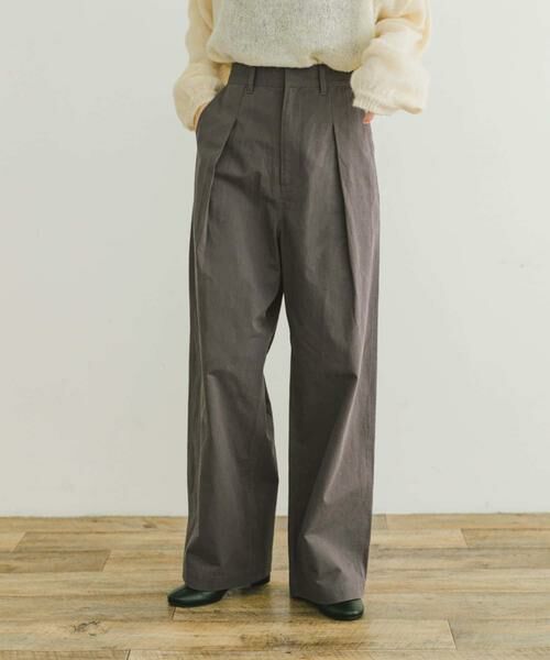 URBAN RESEARCH ITEMS / アーバンリサーチ アイテムズ その他パンツ | コットンタックワイドパンツ | 詳細20