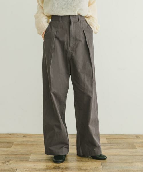 URBAN RESEARCH ITEMS / アーバンリサーチ アイテムズ その他パンツ | コットンタックワイドパンツ | 詳細21