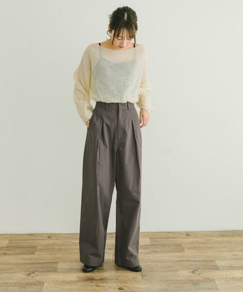 URBAN RESEARCH ITEMS / アーバンリサーチ アイテムズ その他パンツ | コットンタックワイドパンツ | 詳細23